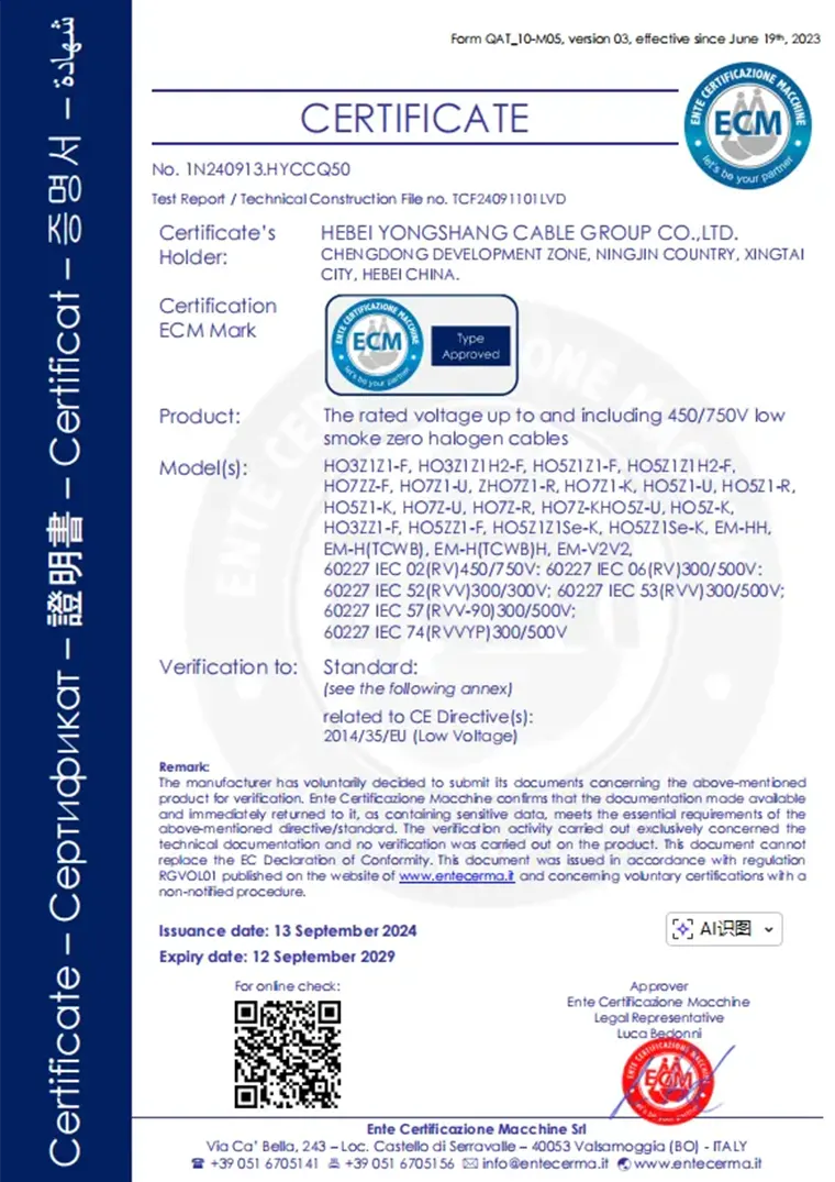 Awarded CE Compliance Certification (Low Voltage Directive)